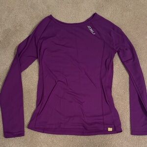 2XU Women's Vibrant Purple Long Sleeve Tee Size Small